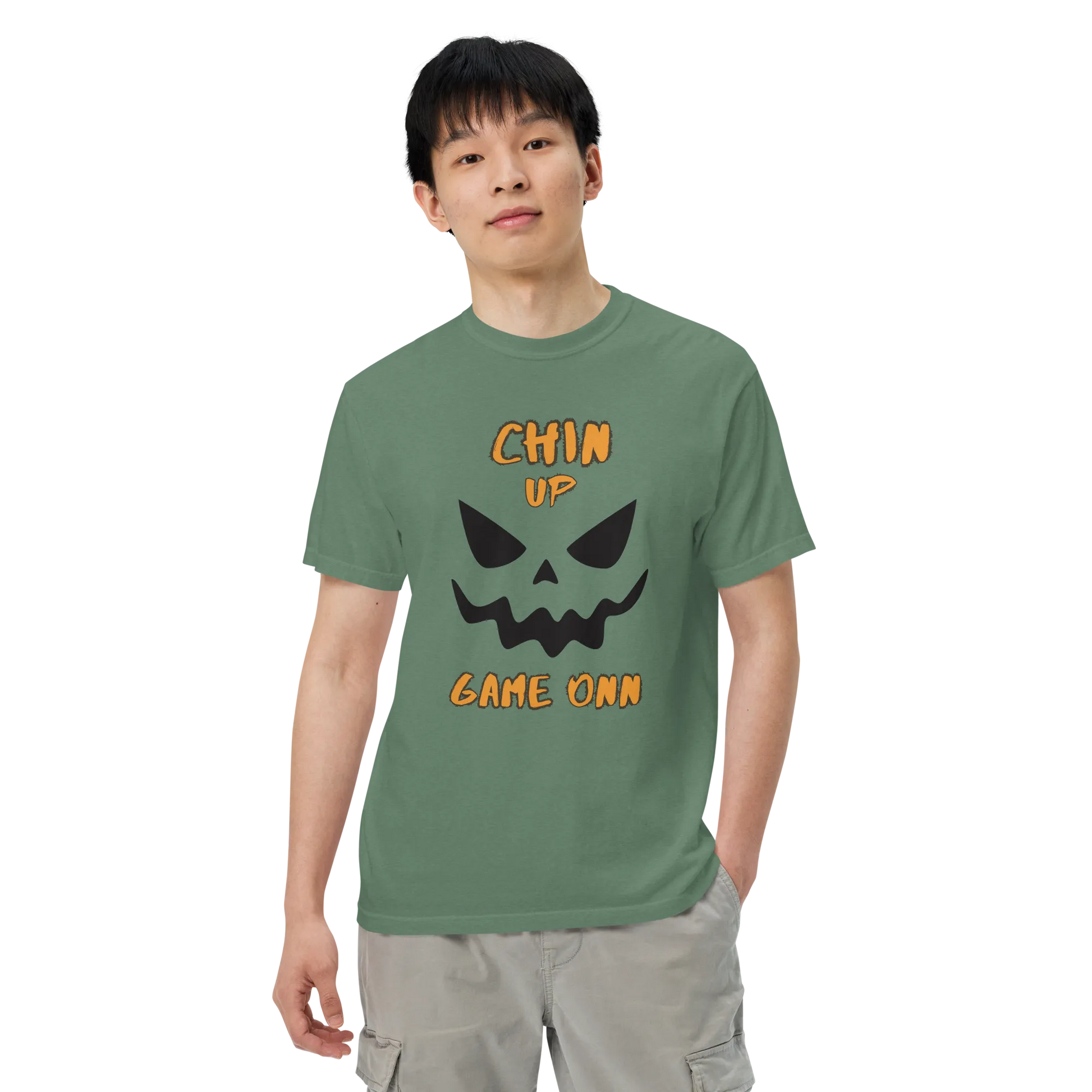 Chin Up Game On T-Shirt