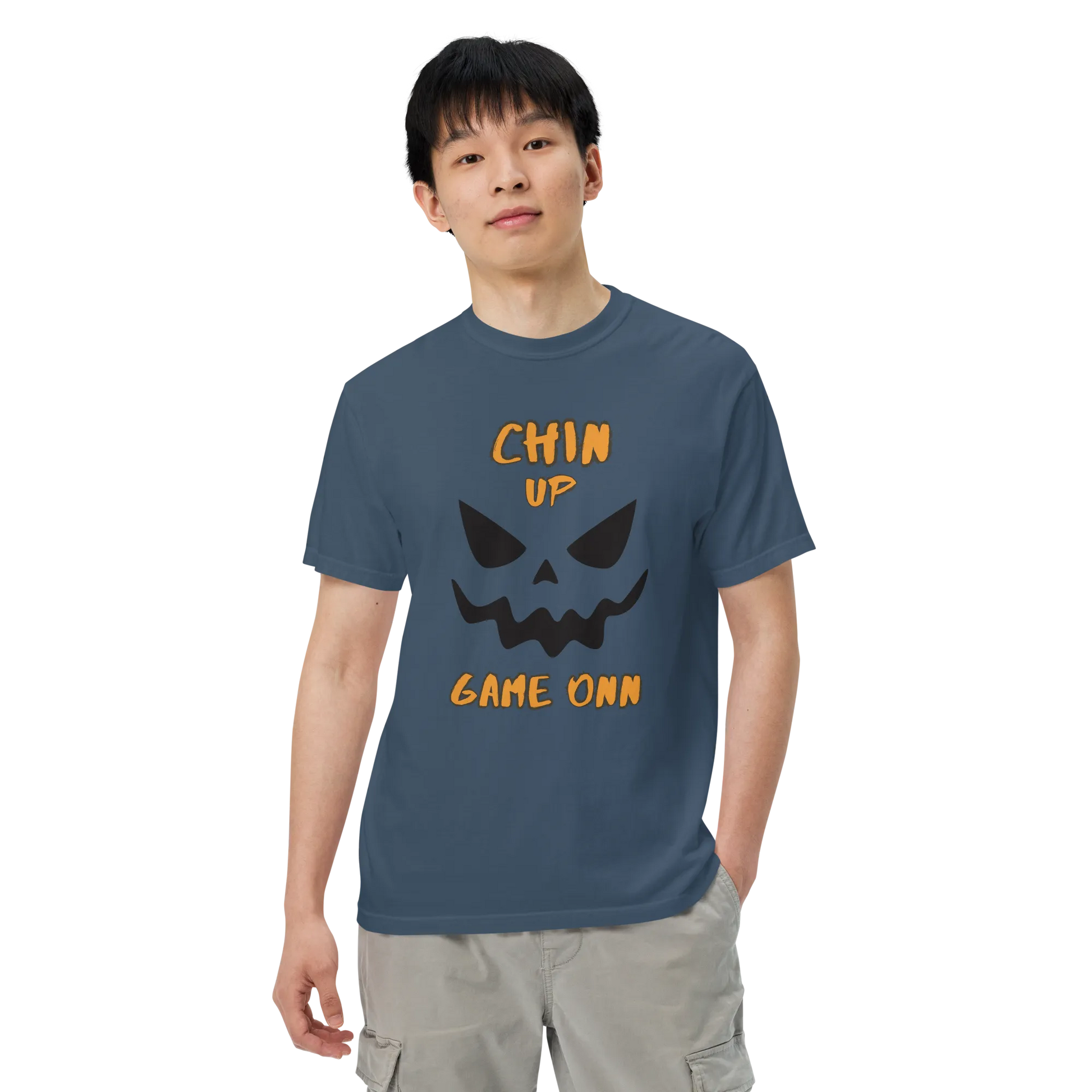 Chin Up Game On T-Shirt