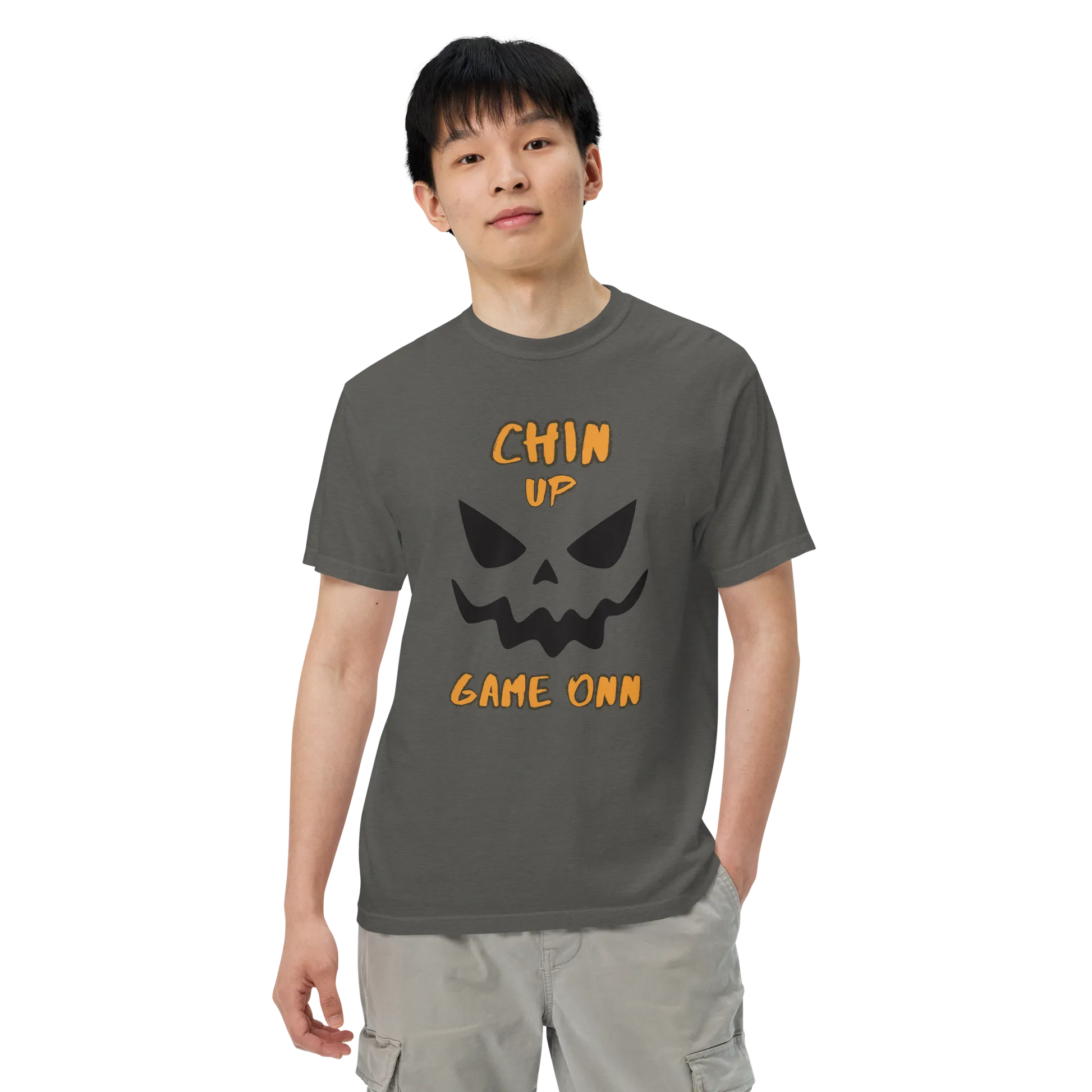 Chin Up Game On T-Shirt