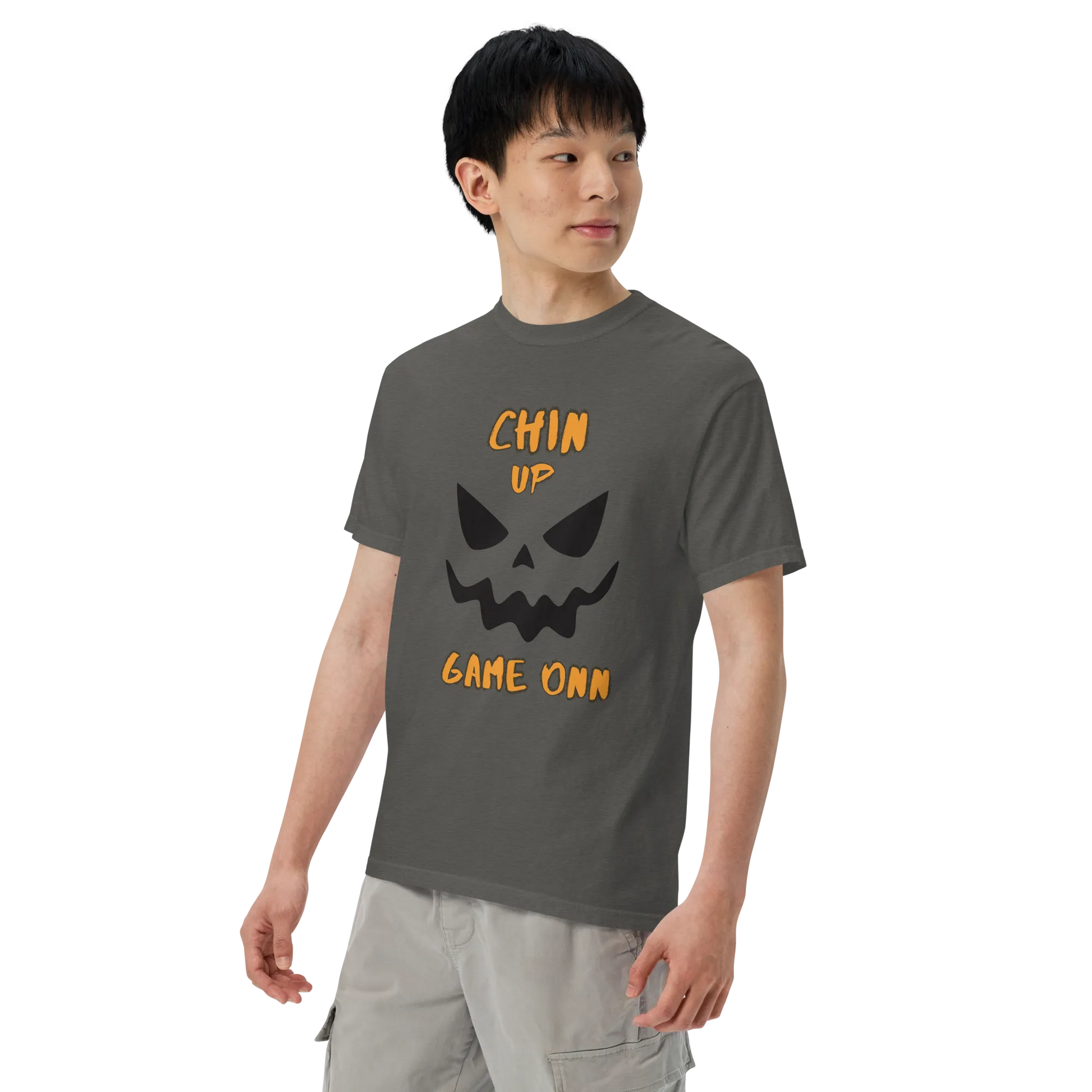 Chin Up Game On T-Shirt