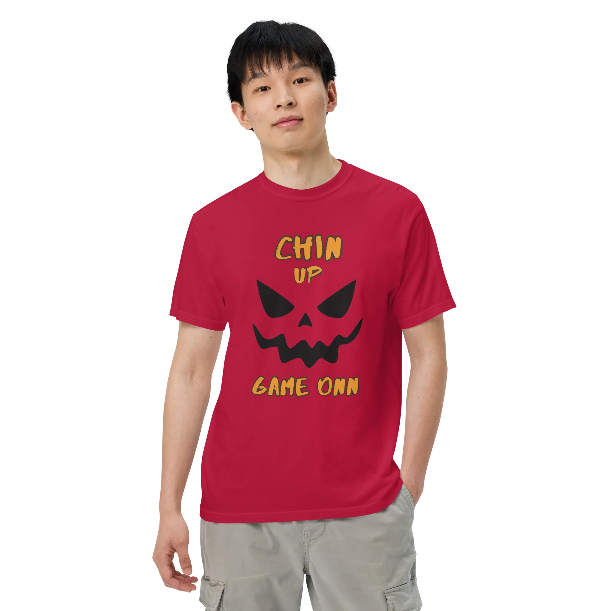 Chin Up Game On T-Shirt