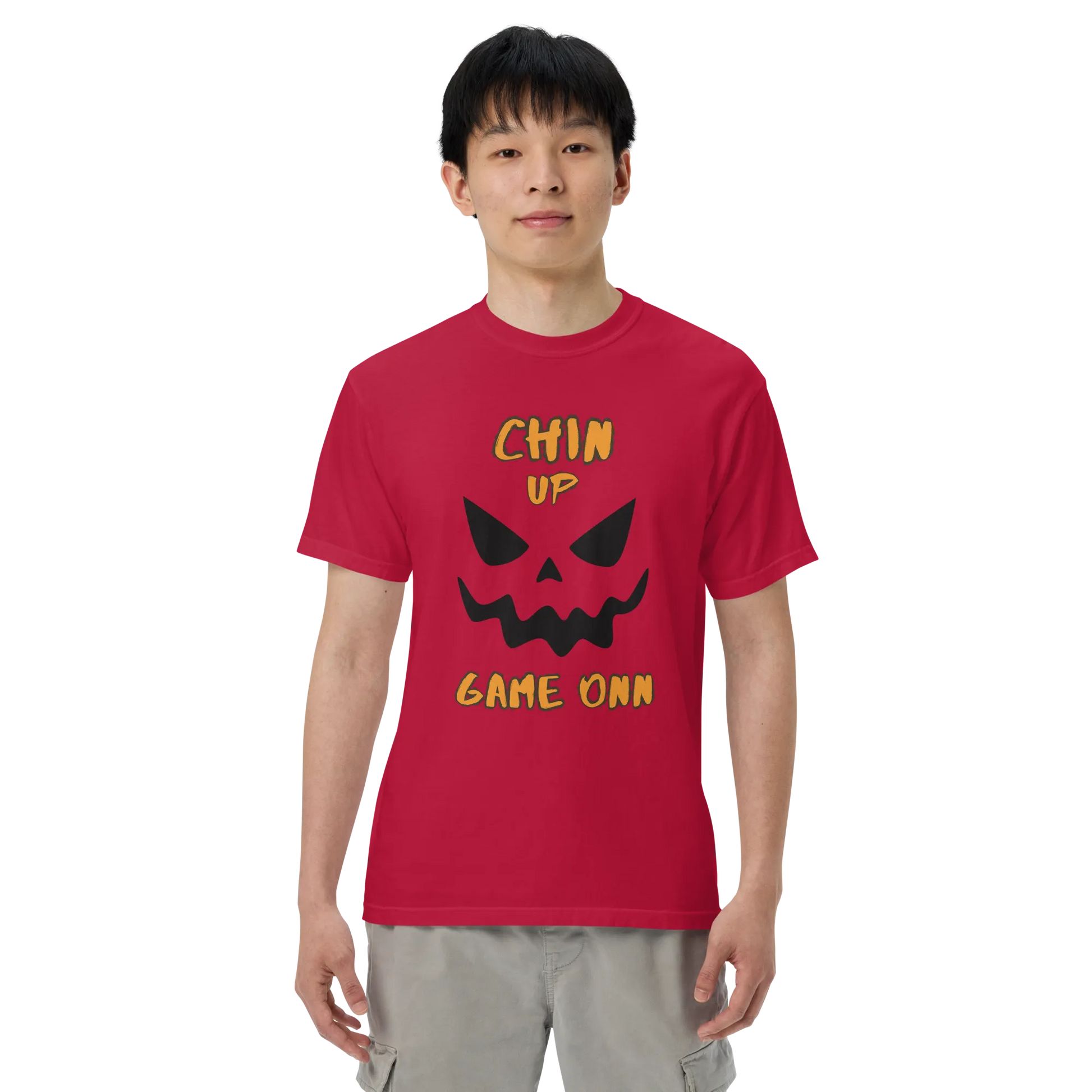 Chin Up Game On T-Shirt