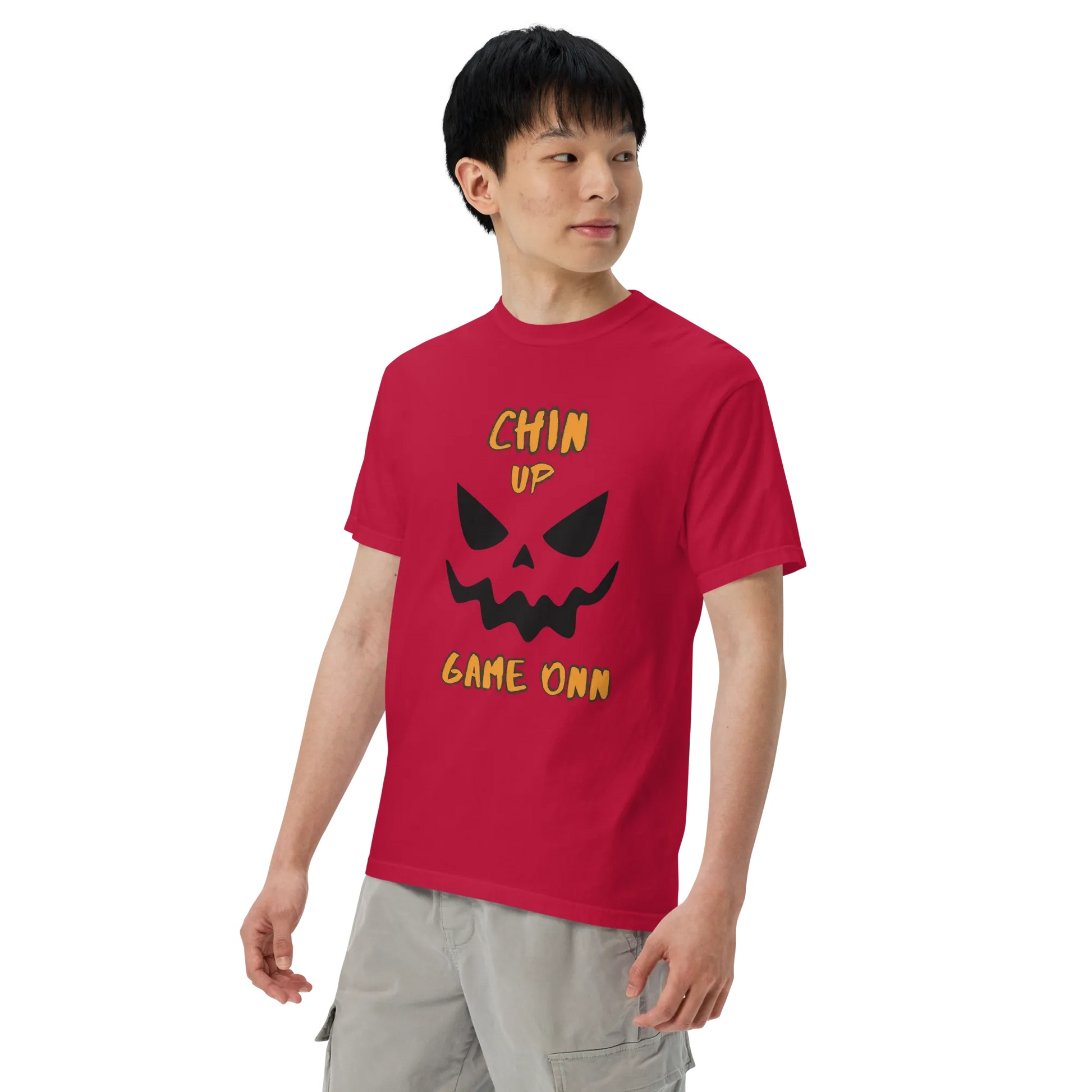 Chin Up Game On T-Shirt